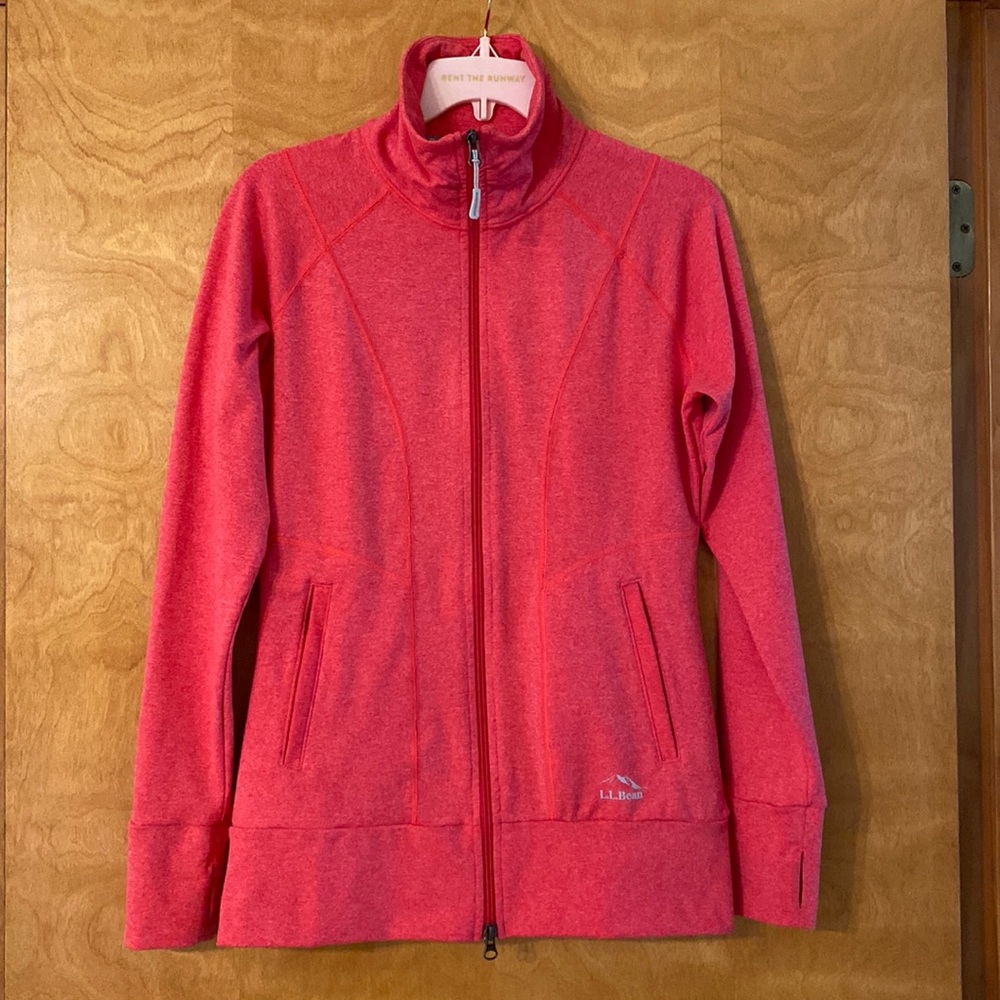 L.L.Bean full zip running athletic jacket